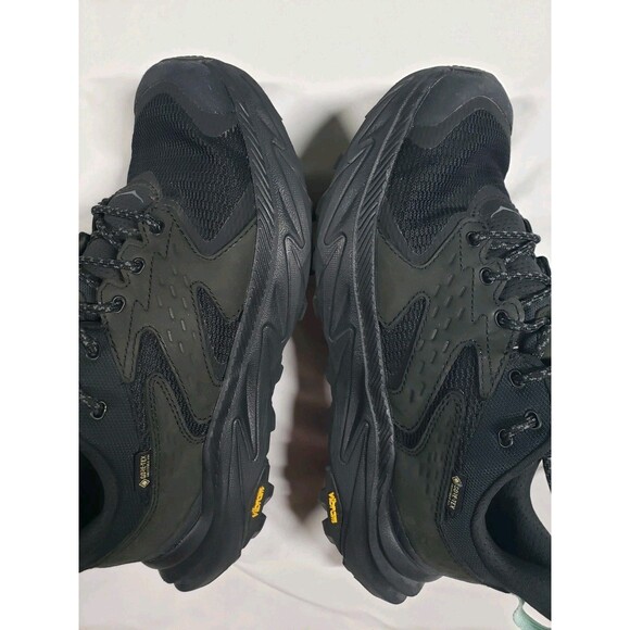 Hoka One One Anacapa 2 Women's Size 8B US Black Low GTX Hiking Shoes 1142830 - Picture 12 of 16